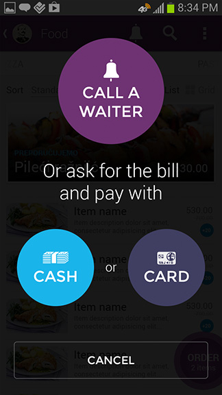 Cloudly Labs - Kiss Menu - Call a Waiter (Android App)