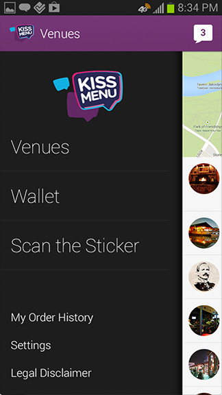 Cloudly Labs - Kiss Menu - Menu (Android App)